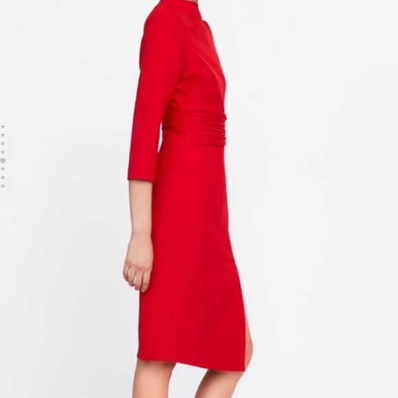 ZARA High Neck Midi Dress - Picture 2 of 15